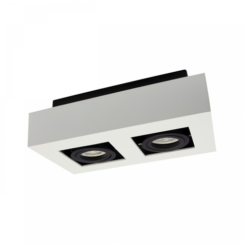 Applique murale GU10 avec éclairage haut/bas - IP44 extérieur, noir, sans source lumineuse