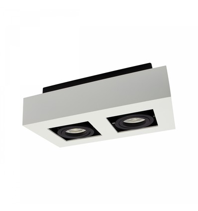 Applique murale GU10 avec éclairage haut/bas - IP44 extérieur, noir, sans source lumineuse