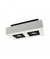 Applique murale GU10 avec éclairage haut/bas - IP44 extérieur, noir, sans source lumineuse