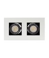 Applique murale GU10 avec éclairage haut/bas - IP44 extérieur, noir, sans source lumineuse
