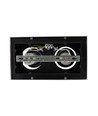 Applique murale GU10 avec éclairage haut/bas - IP44 extérieur, noir, sans source lumineuse