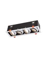 Spot mural/plafonnier GU10 - Blanc, sans source lumineuse