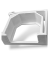 Adaptateur rail DIN Shelly - Appareils Gen1 (Shelly RGBW 2 et Shelly Dimmer 2)