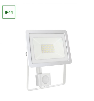 Projecteur LED 30W avec détecteur - 4000K (Blanc neutre)
