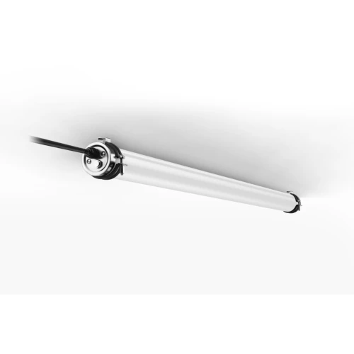 Réglette LED Dura69 60cm 21W, câblage traversant - IP69, IK08, 1-10V, RA90