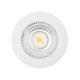 Spot LED encastrable 2.8W HiluX D1 Gen3 Full Spectrum RA97 - 2700K, Blanc