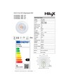 Spot LED encastrable 2.8W HiluX D1 Gen3 Full Spectrum RA97 - 2700K, Blanc