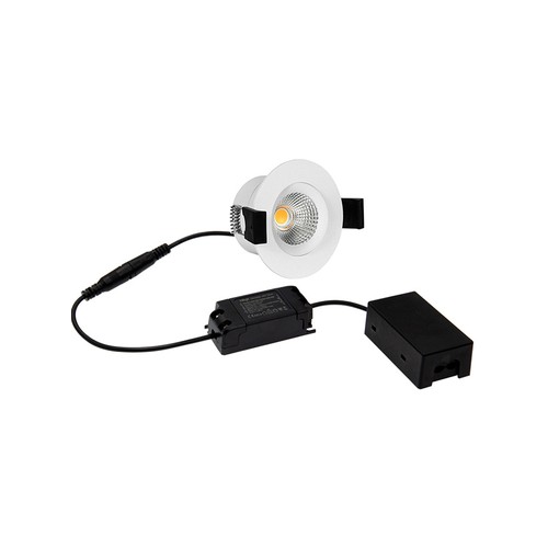 Spot LED encastrable D3 Tilt360 Full Spectrum RA97 - 3000K, Blanc