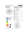 Spot LED encastrable D3 Tilt360 Full Spectrum RA97 - 3000K, Blanc