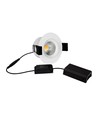 Spot LED encastrable D8 Tilt360 Full Spectrum RA97 - 2700K, Blanc