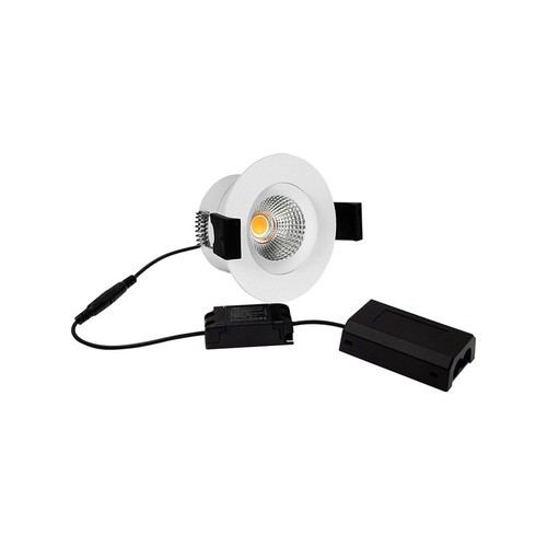 HiluX D8 Tilt360 - Spot encastrable LED spectre complet, IRC97, 3000K, Blanc