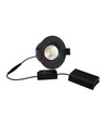 Spot LED encastrable D8 Tilt360 RA97 - 3000K, Noir