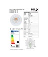 Spot LED encastrable D8 Tilt360 RA97 - 3000K, Noir