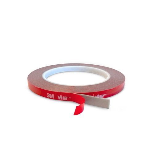 Ruban adhésif double-face 3M VHB - 8 mm de large, rouleau de 5 m