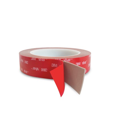 Ruban adhésif double-face 3M VHB - 25 mm de large, rouleau de 5 m