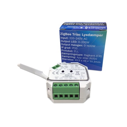 Mini Variateur ZigBee Triac - 200W, Variateur à pression