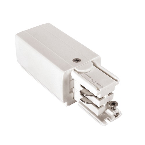 Connexion pour rail 3 phases - Gauche, Blanc, Spectrum