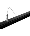 Kit de suspension pour rail triphasé - Noir, 8m, Spectrum, 1 pc.