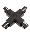 Connecteur en X pour rails triphasés, SPS - Noir, Spectrum
