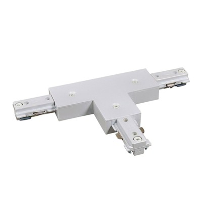 Connecteur SPS en T gauche - monophasé, blanc, Spectrum