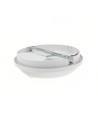 Hublot LED Technic 20W - IP54, IK07, Rond, 4000K, Détecteur PIR