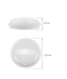 Hublot LED Technic 20W - IP54, IK07, Rond, 4000K, Détecteur PIR