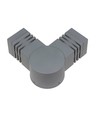 TORRE 3,6W 2x1LED Cree 45° Op+Latéral IP44 Blanc Froid - Monté au Mur