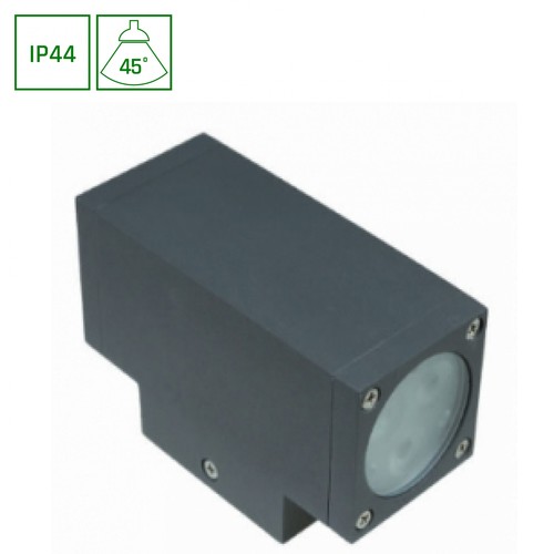 Applique murale 6W TORRE - IP44, 400lm, 6000K, blanc froid, source lumineuse incluse
