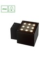 Applique murale 9W Torre - 15 degrés, IP44, blanc froid, 810lm, source lumineuse incluse