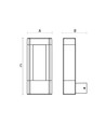 Torre LED 10W IP54 applique murale