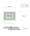 Projecteur 10W - IP65, blanc, lampe de travail