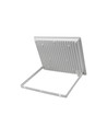 Projecteur LED 50W - IP65, blanc, lampe de travail, blanc chaud, 18x14x2.7cm