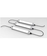 Réglette LED 150cm 45W Dura69, câblage traversant - IP69, IK08, 1-10V, RA90