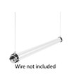 Réglette LED Dura69 150cm 50W, câblage traversant - 7500lm, 150lm/W, IP69, IK08, 1-10V