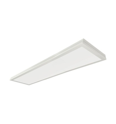 Panneau LED 120x30, 40W - 110lm/W, intégré dans un cadre blanc