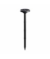 Lampe solaire de jardin 1W avec piquet CCT - 3 couleurs, hauteur réglable, IP65, noir
