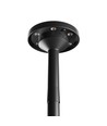 Lampe solaire de jardin 1W avec piquet CCT - 3 couleurs, hauteur réglable, IP65, noir