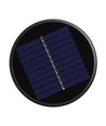 Lampe solaire de jardin 1W avec piquet CCT - 3 couleurs, hauteur réglable, IP65, noir