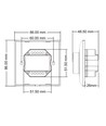Variateur 0/1-10V - Max 600W, pour boîte d'encastrement européenne