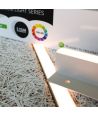 Kit rails LED Troldtekt 6x60 cm - Encastré, Triac dimmable, Akustilight incl. câbles et driver