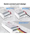 Contrôleur de bande Gledopto Pro 2 en 1 Zigbee - Compatible Hue, 12V/24V, 12V (144W) 24V (288W), Couleur unique + CCT