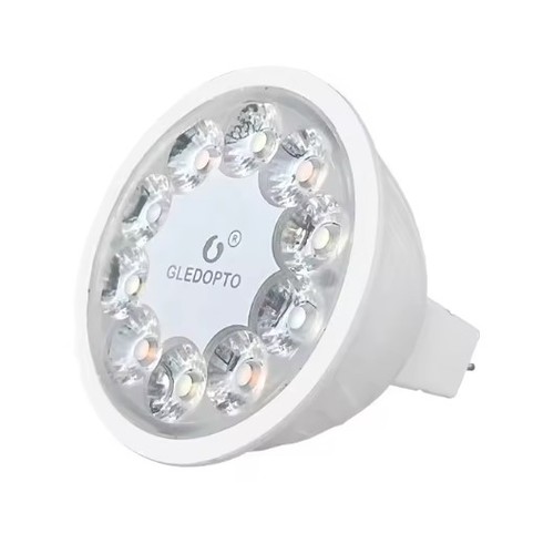 Ampoule LED GU5.3 5W Zigbee - 12V/24V, MR16, compatible Hue, RGB+CCT