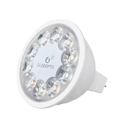 Ampoule LED GU5.3 5W Zigbee - 12V/24V, MR16, compatible Hue, RGB+CCT