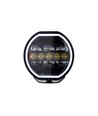 108W 7'' Beam HEXA, Phare longue portée LED - Homologué E, feu de position bicolore, phare de travail