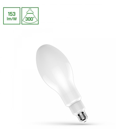 Ampoule LED E27 36W - 360°, verre dépoli