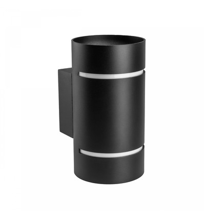 Applique murale intérieure G9 Up/Down - Ø8 cm, IP20, noir
