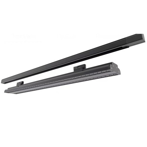 Éclairage de magasin Shoplight triphasé 85W - 155lm/W, angle de diffusion réglable à 120 degrés, noir