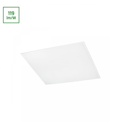 Dalle LED 60x60, 36W - 119lm/W, 4000K, cadre blanc, pour encastrement/saillie
