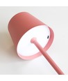 Lampe de table LED rechargeable intérieur/extérieur - Rose, tactile dimmable, CCT, IP54 extérieur
