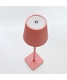 Lampe de table LED rechargeable intérieur/extérieur - Rose, tactile dimmable, CCT, IP54 extérieur